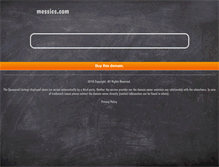 Tablet Screenshot of messics.com